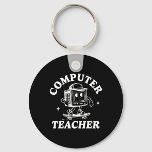 Llavero Profesor de computación Skateboarding de ciencia i