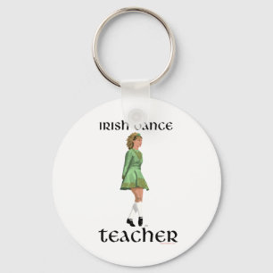 Llavero Profesor de Danza Estep Irlandés - Verde