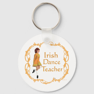 Llavero Profesor de Danza Irlandesa - Oro