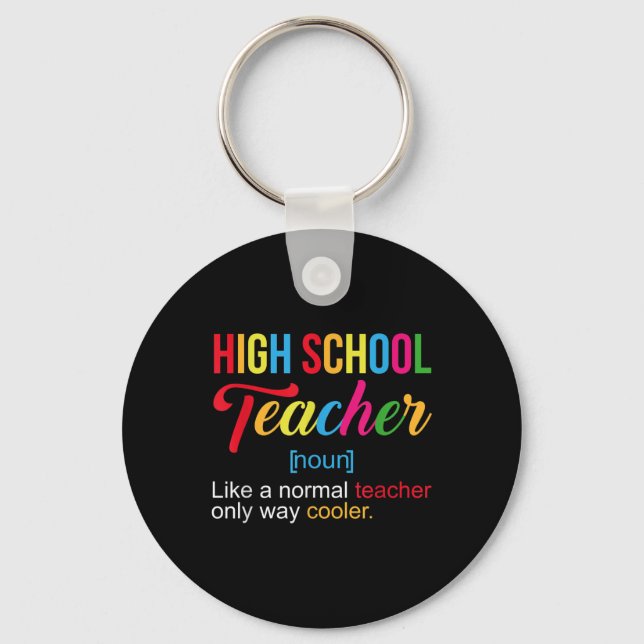 Llavero Profesor de Escuela Secundaria - Profesor de Escue (Anverso)