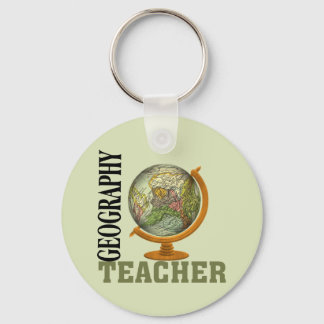 Llavero Profesor de Geografía del Mundo