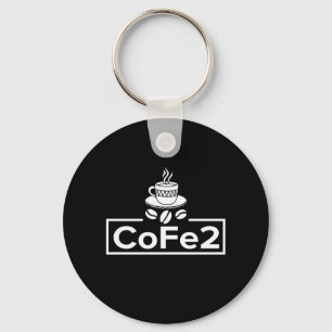 Llavero Profesor de Química Coffee Lover