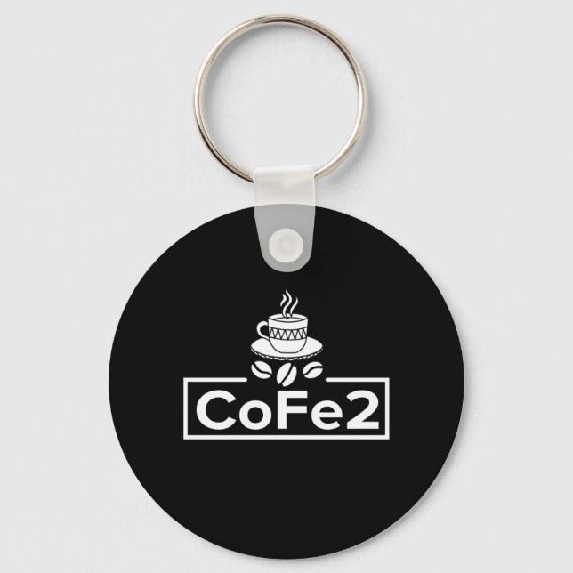 Llavero Profesor de Química Coffee Lover (Anverso)