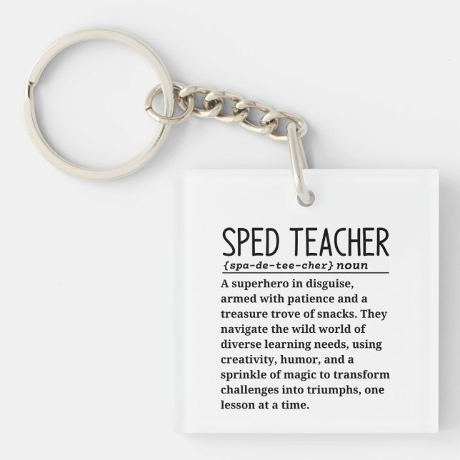 Llavero Profesor de Sped (Frente)