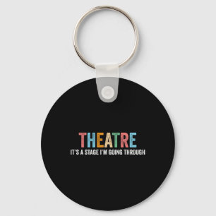 Llavero Profesor de teatro dramático divertido escenario o