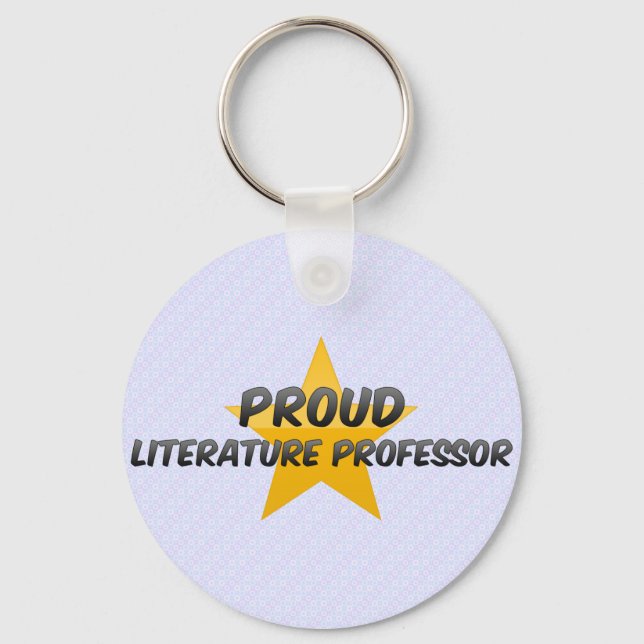 Llavero Profesor orgulloso de literatura (Anverso)