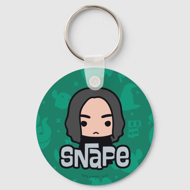 Llavero Profesor Snape Cartoon Character Art (Anverso)