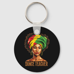 Llavero Profesora de baile Afroamericana Negra Historia