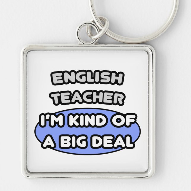 Llavero Profesora de inglés.. Una especie de gran cosa (Frente)