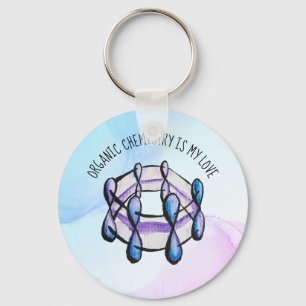 Llavero Profesora de Molécula de Química Orgánica