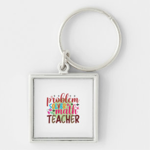 Llavero Profesora de Regalos Profesor de matemáticas par