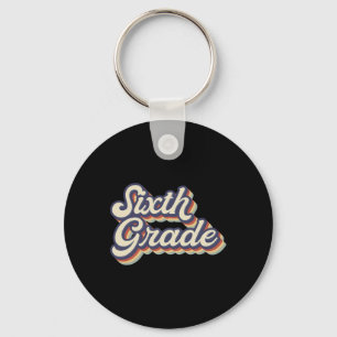 Llavero Profesora de sexto grado Retro Vintage Enseñanza d