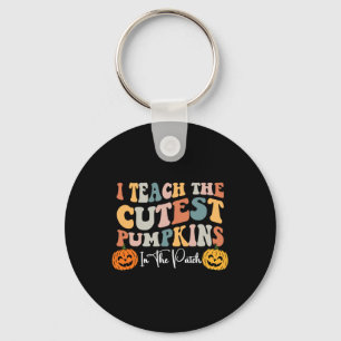 Llavero Profesora Halloween Cutest Pumpkins Retro Teacher