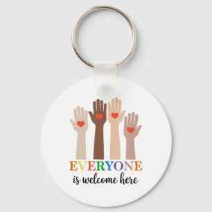 Llavero Profesores De Idaho: Todos Son Bienvenidos Aquí, P