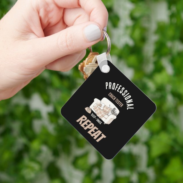 Llavero Professional Couch Tester – Cozy Paws Collection (Mano)