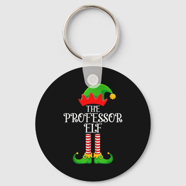 Llavero Professor Elf Christmas Family Matching Funny Love (Anverso)