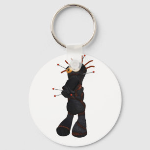 Llavero Profundo Pensamiento Black Voodoo Doll Keychain
