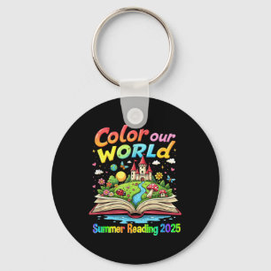 Llavero Programa de lecturas de verano de 2025 en color