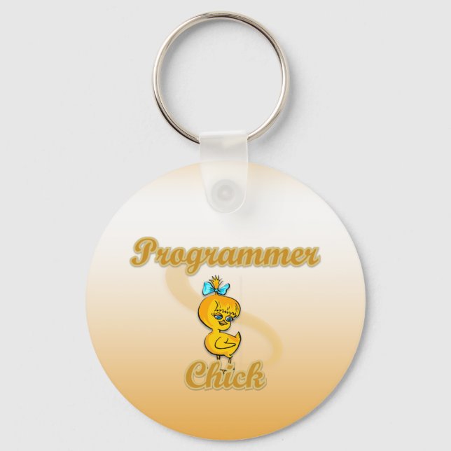 Llavero Programador Chick (Anverso)