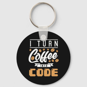 Llavero Programador Convierte El Café En Código