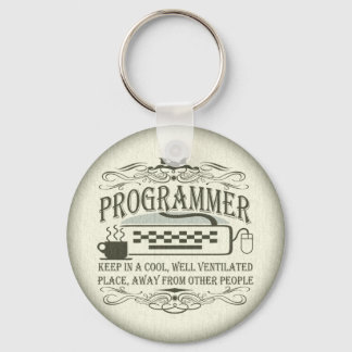 Llavero Programador divertido