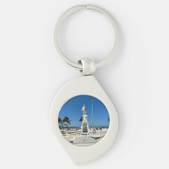 Llavero Progreso, México - Keychain Metalizado (Anverso)