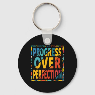 Llavero Progreso Sobre La Perfección Regreso A La Escuela