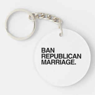 LLAVERO PROHIBIR MATRIMONIO REPUBLICANO