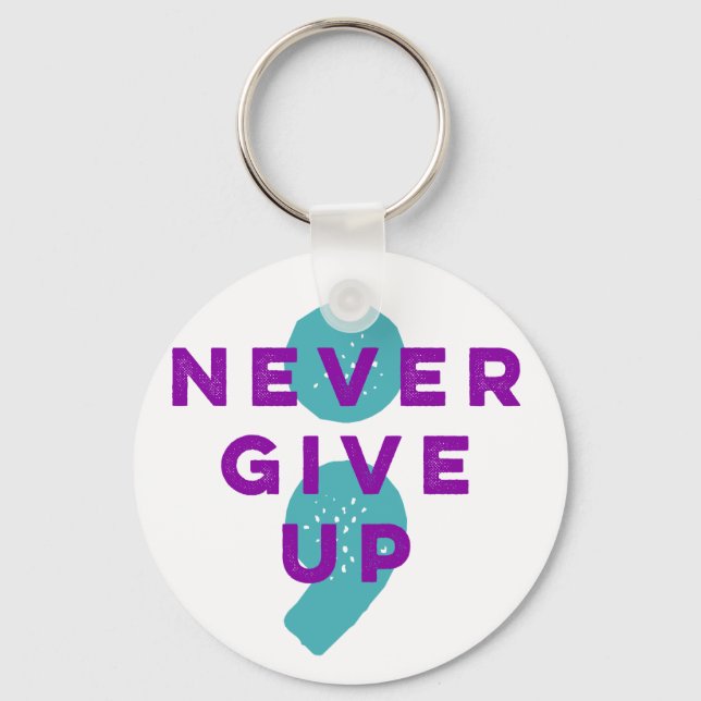 Llavero Project Semicolon nunca renunció a la prevención d (Anverso)