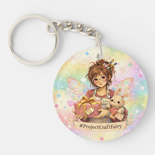 Llavero #ProjectCraftFairy - Acrylic Keychain (Frente)