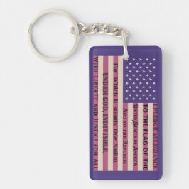 Llavero Promesa de bandera de la Lealtad
