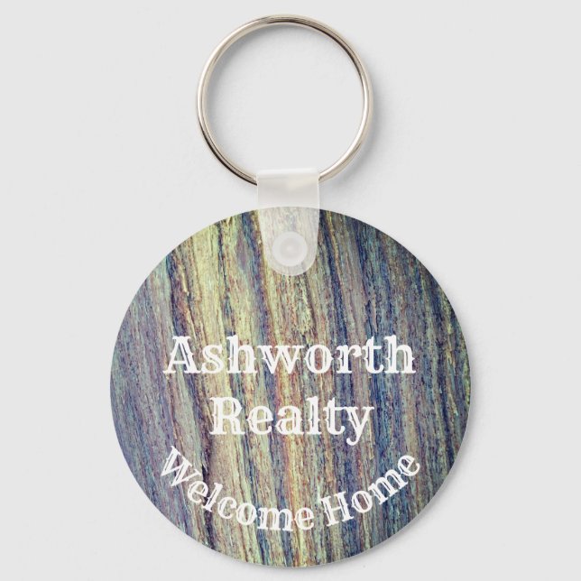 Llavero Promocion de Real Estate Welcome Home Realtor (Anverso)
