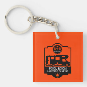 Llavero Promoción del camping de caravanas