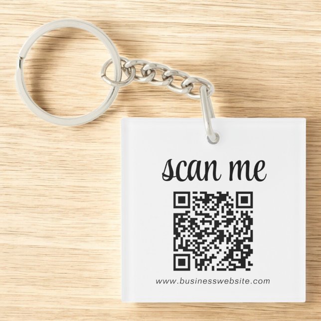 Llavero Promoción del logotipo comercial del código QR (Subido por el creador)