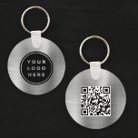 Llavero Promoción del logotipo Silver de la Compañía de có<br><div class="desc">Mejore su visibilidad de marca con nuestra cadena de claves promocionales del logotipo comercial de QR Code Company. Este llavero es más que una herramienta útil; es un potente elemento promocional que asegura que su marca siempre esté al alcance de la mano. Con el logotipo de su empresa y un...</div>