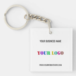 Llavero promocional con logotipo y texto personali