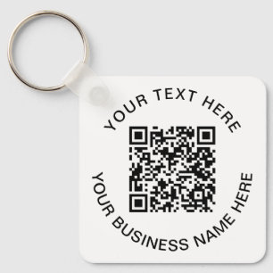 Llavero Promocional de código QR simple