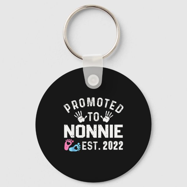 Llavero Promoted To Nonnie Est 2022 Funny New Nonnie  (Anverso)