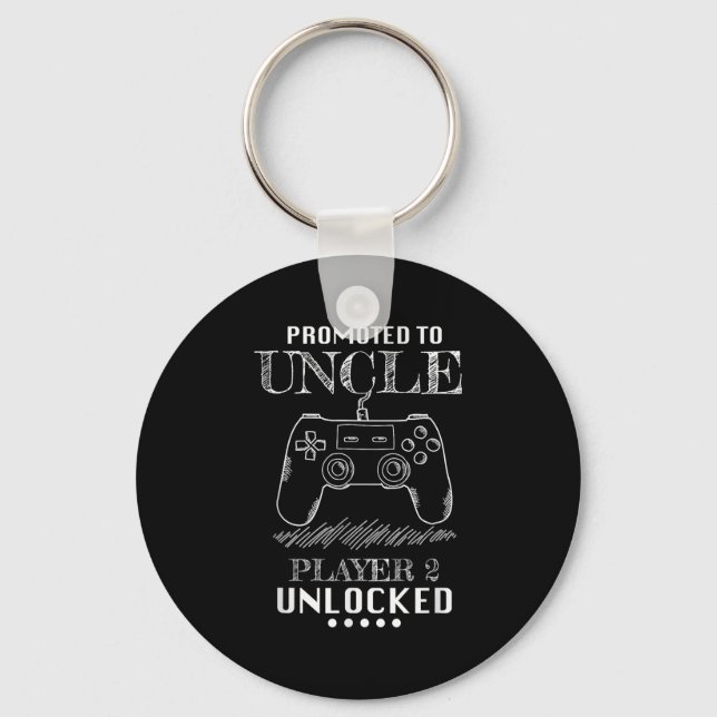 Llavero Promoted To Uncle Player 2 Unlock Shirt New Uncle  (Anverso)