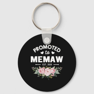 Llavero Promovido a Memaw Est 2025 Día de la Madre