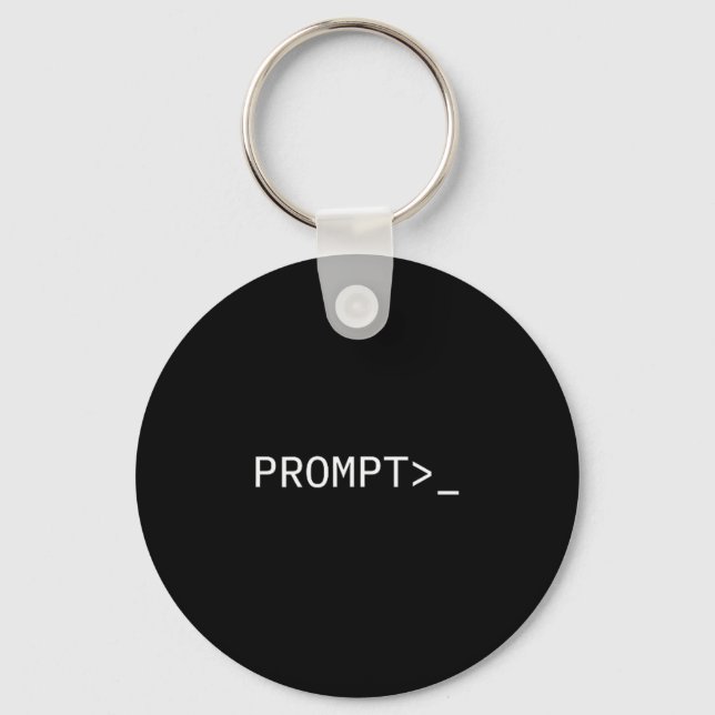 Llavero Prompt Coder Gift For Ai Prompt Engineer &amp; Hac (Anverso)