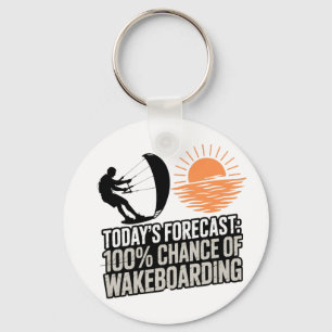 Llavero Pronóstico de hoy para hacer wakeboarding 100% de
