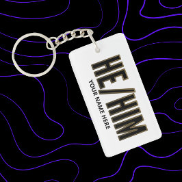 Llavero Pronounza que él es negro y oro