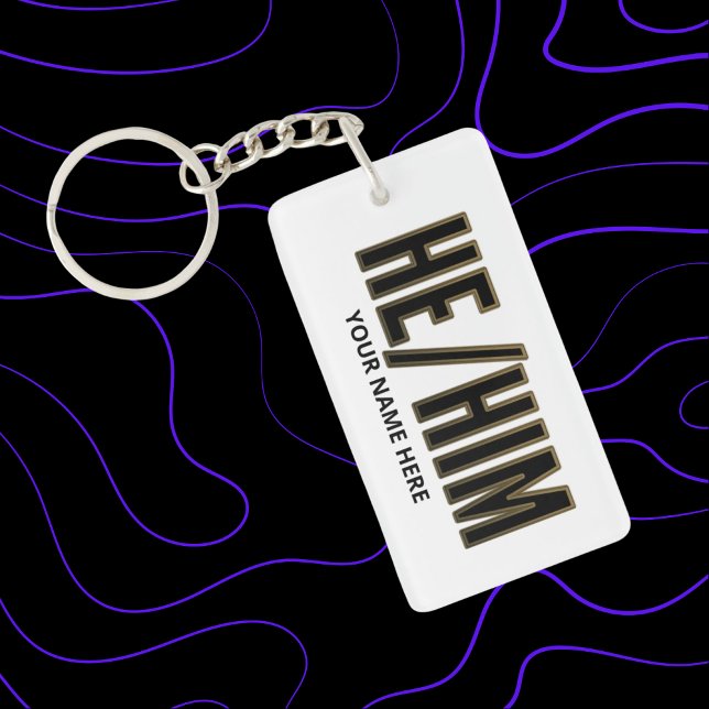 Llavero Pronounza que él es negro y oro (Subido por el creador)