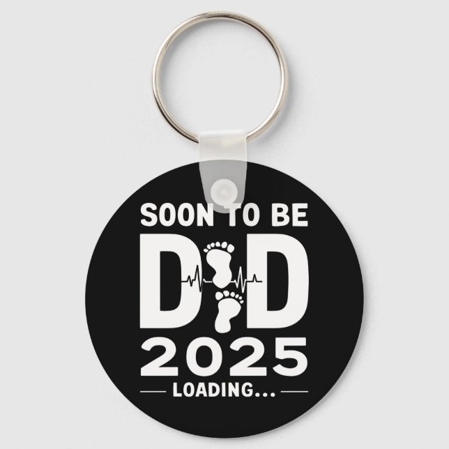 Llavero Pronto Será Papá Este 2025 Nuevo Padre Para Ser (Anverso)