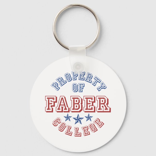 Llavero Propiedad De College Faber (Anverso)