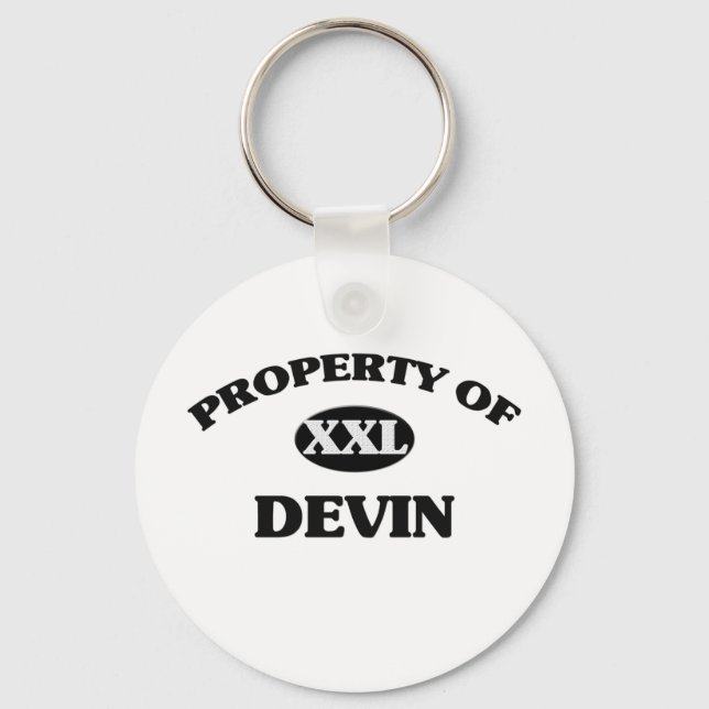 Llavero Propiedad de DEVIN (Anverso)
