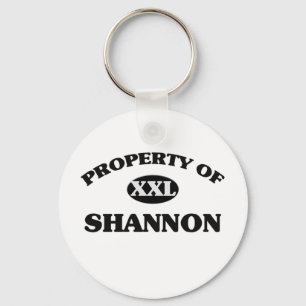 Llavero Propiedad de SHANNON