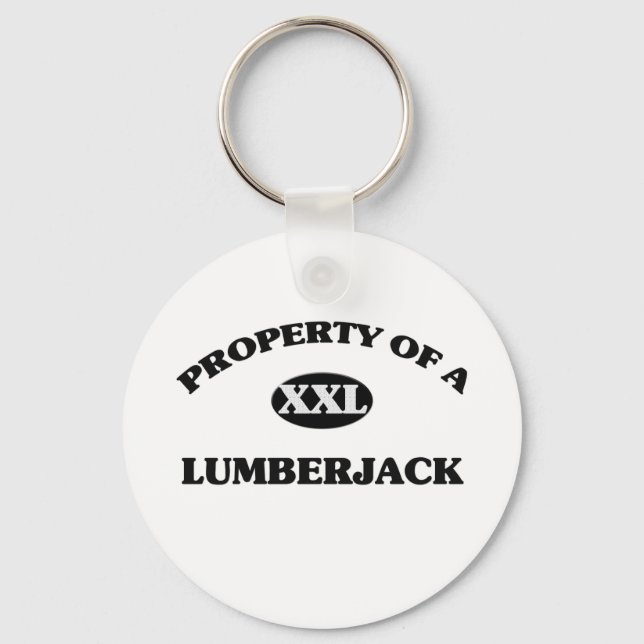 Llavero Propiedad de un LUMBERJACK (Anverso)