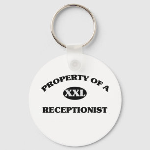 Llavero Propiedad de un RECEPTIONISTA